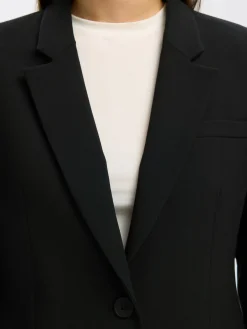 Selected Femme naisten bleiseri Classic Single-Breasted Blazer, musta