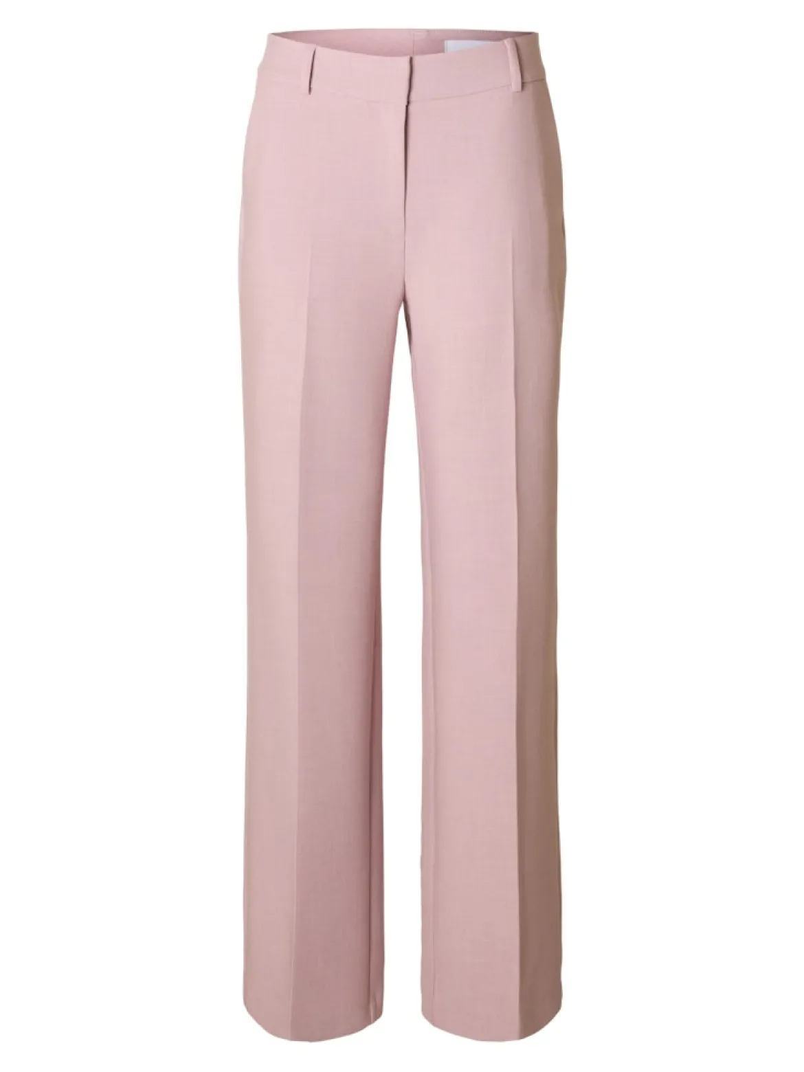 Selected Femme naisten housut, SLFRITA MW WIDE PANT MEL Vaaleanpunainen