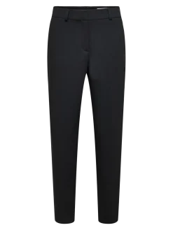 Selected Femme Naisten Housut, SLFRITA-RIA MW CROPPED PANT NOOS Black