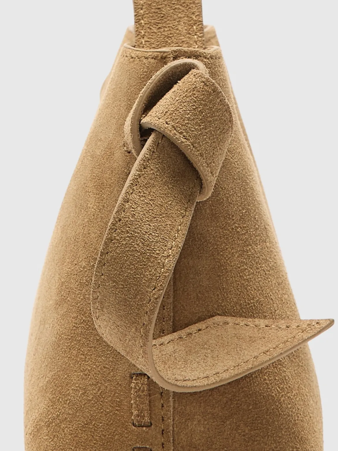 Selected Femme naisten laukku SLFStella Mini Suede Bag, Tan