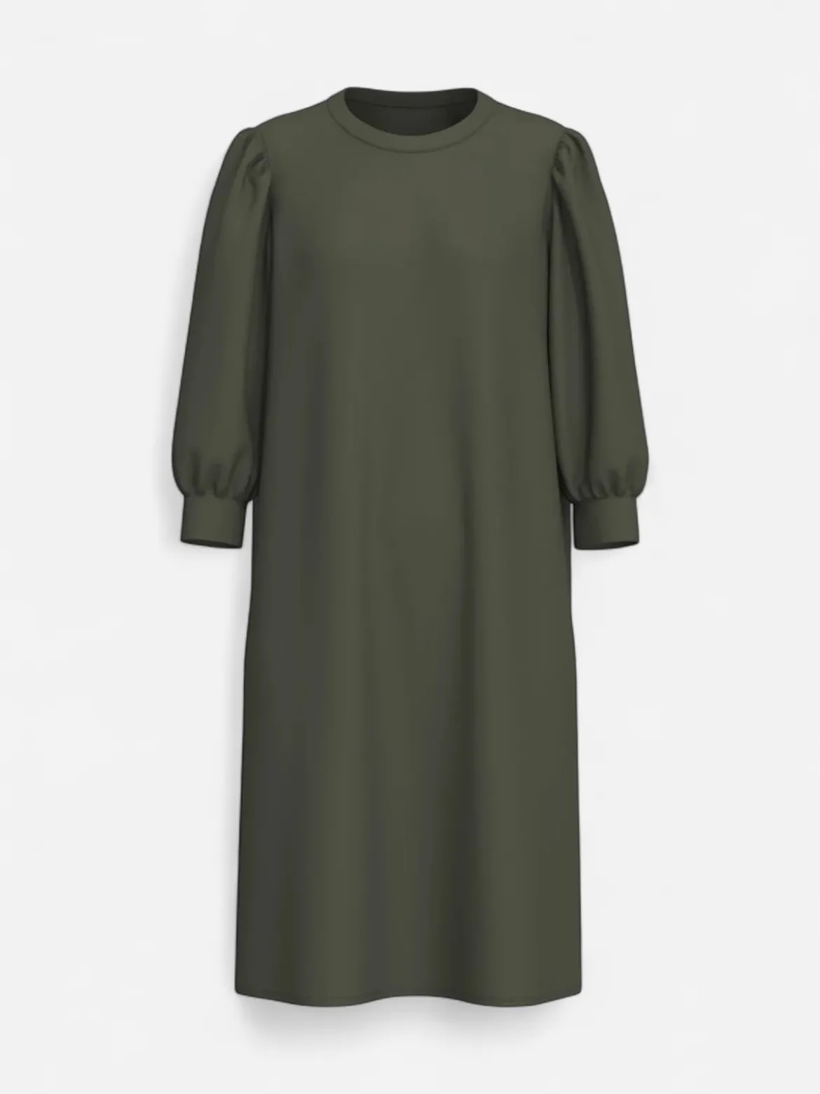Selected Femme naisten mekko, SLFTENNY SWEAT DRESS Tummanvihreä