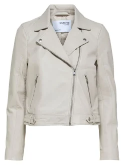 Selected Femme Naisten Nahkatakki, Katie Leather Jacket Kitti