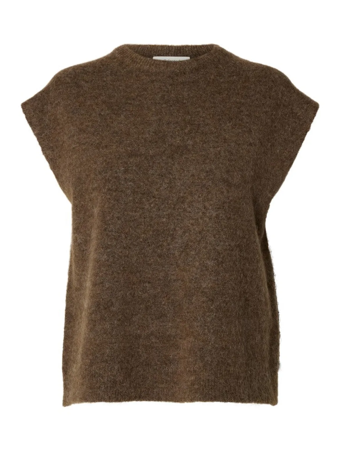 Selected Femme naisten neuleliivi Lulu Sl Knit Vest, Dachshund Melange