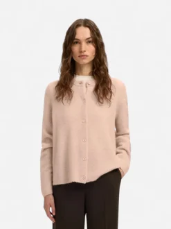 Selected Femme naisten neuletakki SLFLULU NEW LS KNIT CARDIGAN, Pale Dogwood Melange