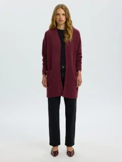 Selected Femme naisten neuletakki Lulu, Tawny Port