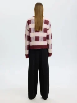 Selected Femme naisten neulepusero Lulu, Tawny Port Winesome Orchi