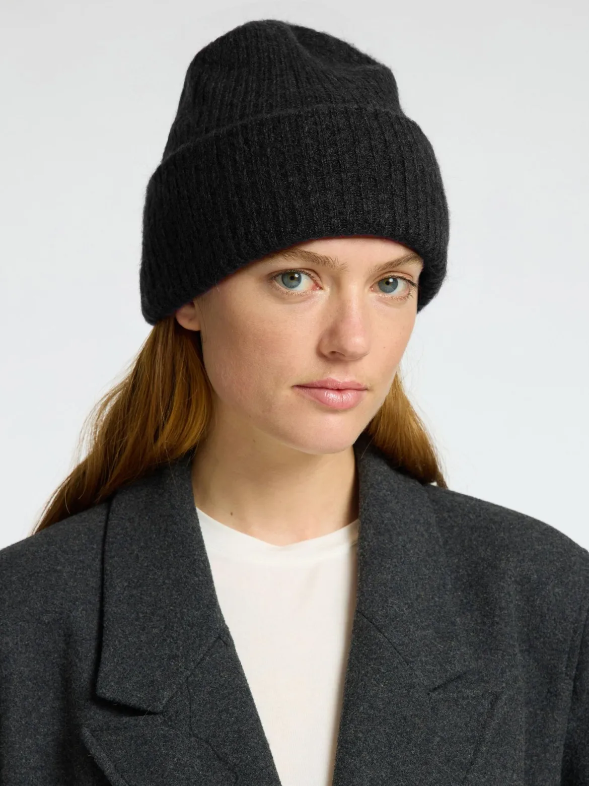 Selected Femme naisten pipo Slfmaline Knit Beanie, musta