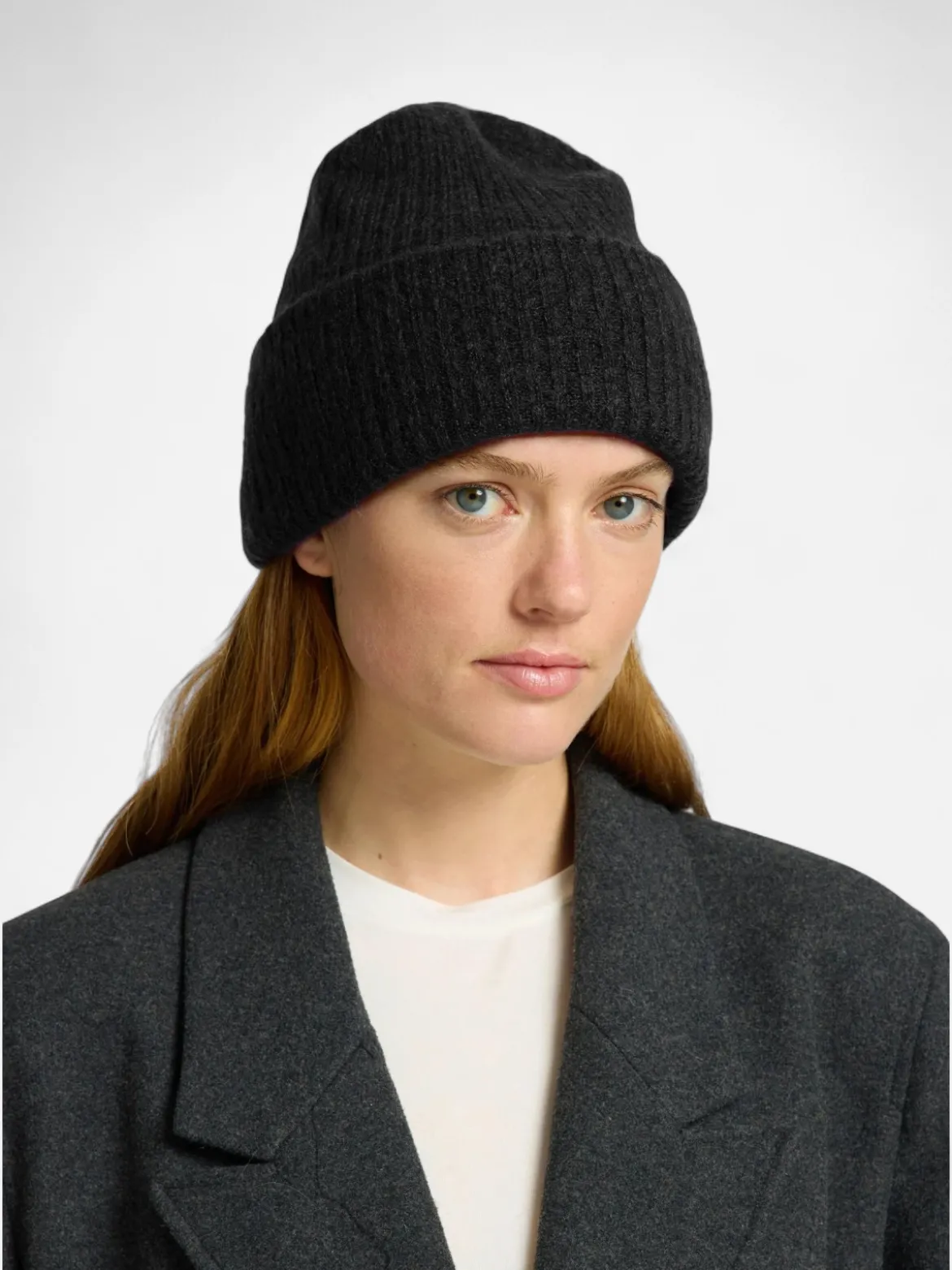 Selected Femme naisten pipo Slfmaline Knit Beanie, musta