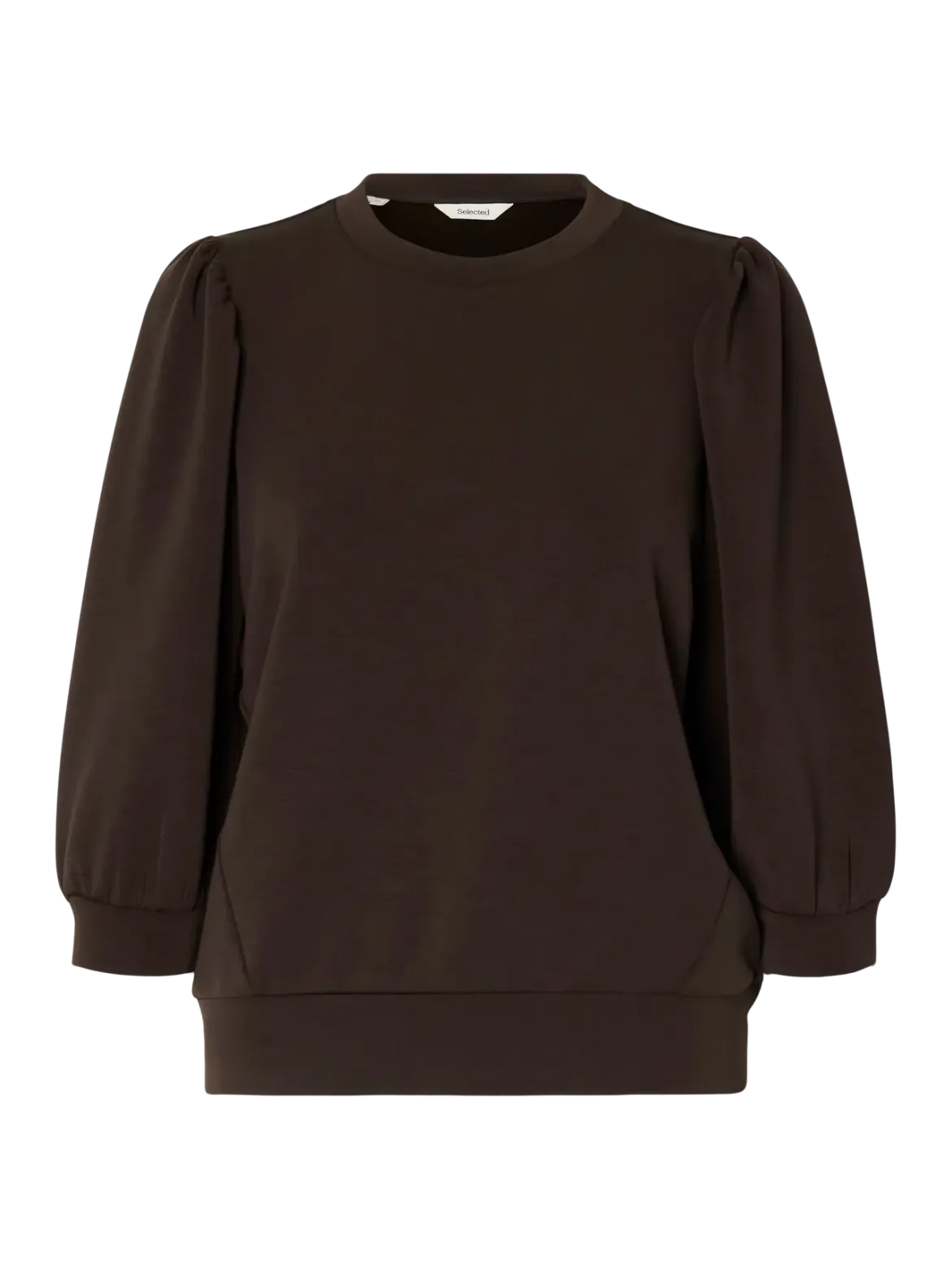 Selected Femme Naisten Pusero, SLFTENNY 3/4 SWEAT TOP NOOS Delicioso