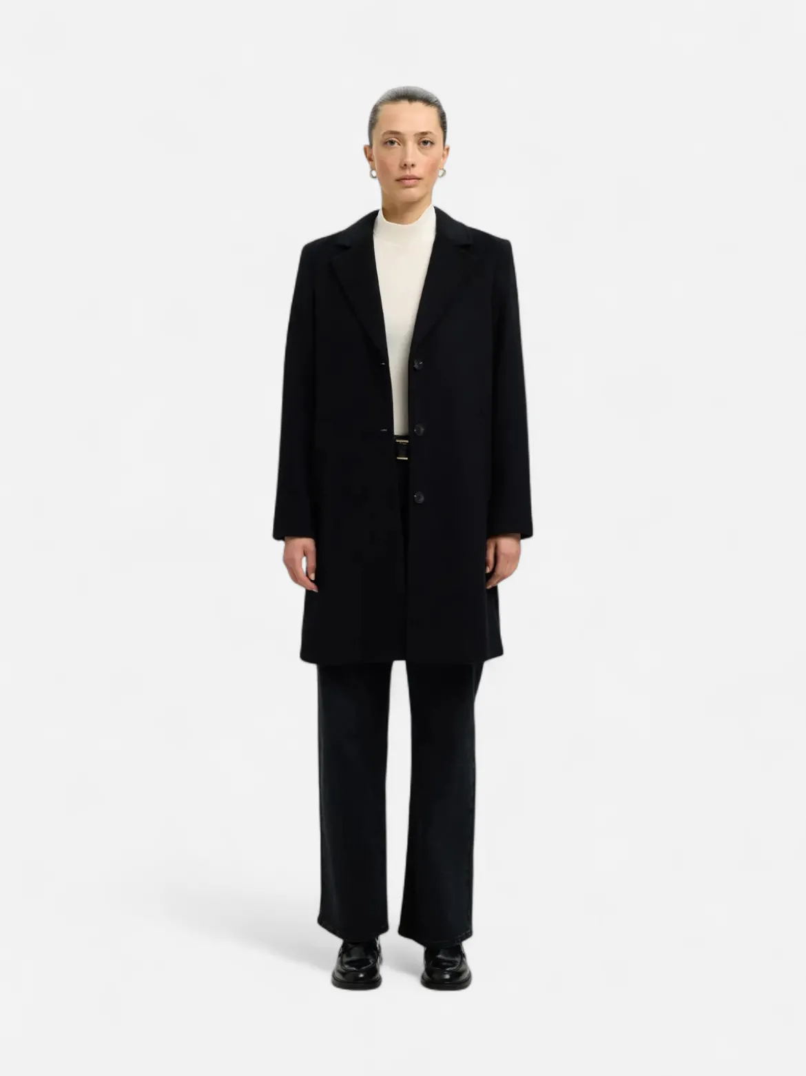 Selected Femme naisten takki, SLFSASJA LANO COAT Black