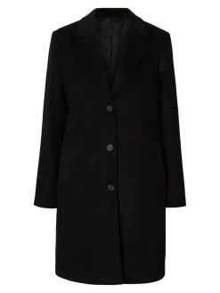 Selected Femme naisten takki, SLFSASJA LANO COAT Black