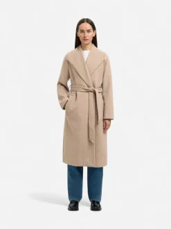 Selected Femme naisten takki, SLFROSA LANO COAT Sandshell Melange