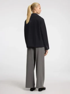Selected Femme naisten takki, SLFALMA SHORT WOOL JACKET Musta