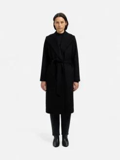 Selected Femme naisten takki SLFROSA LANO COAT, musta