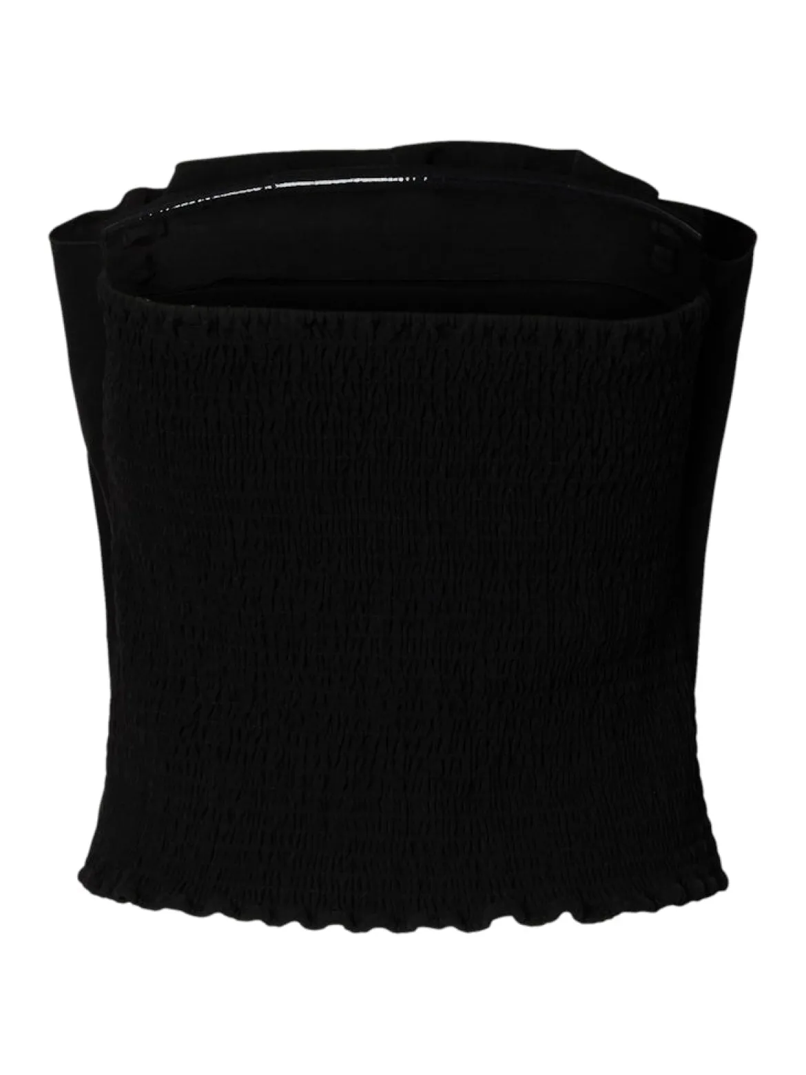 Selected Femme naisten toppi Slfneville Pleated Bandeau Top B, Black