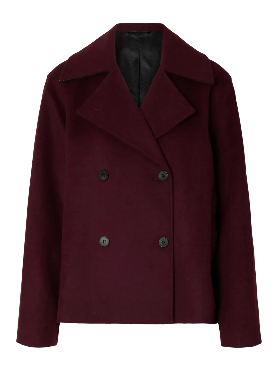 Selected Femme naisten villakangastakki, SLFALMA LANO JACKET Fig Melange