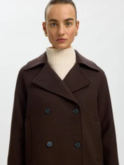 Selected Femme naisten villakangastakki Zia-Alma Wool Blend Jacket, Delicioso