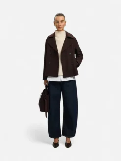 Selected Femme naisten villakangastakki Zia-Alma Wool Blend Jacket, Delicioso