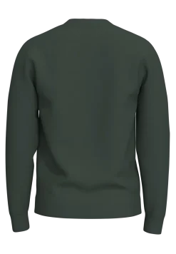 Selected miesten college, MANUEL SOFT CREW NECK Deep Forest