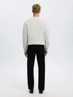 Selected Miesten Farkut, 196-Straight Ben Stay Black 600 Jeans Black Denim