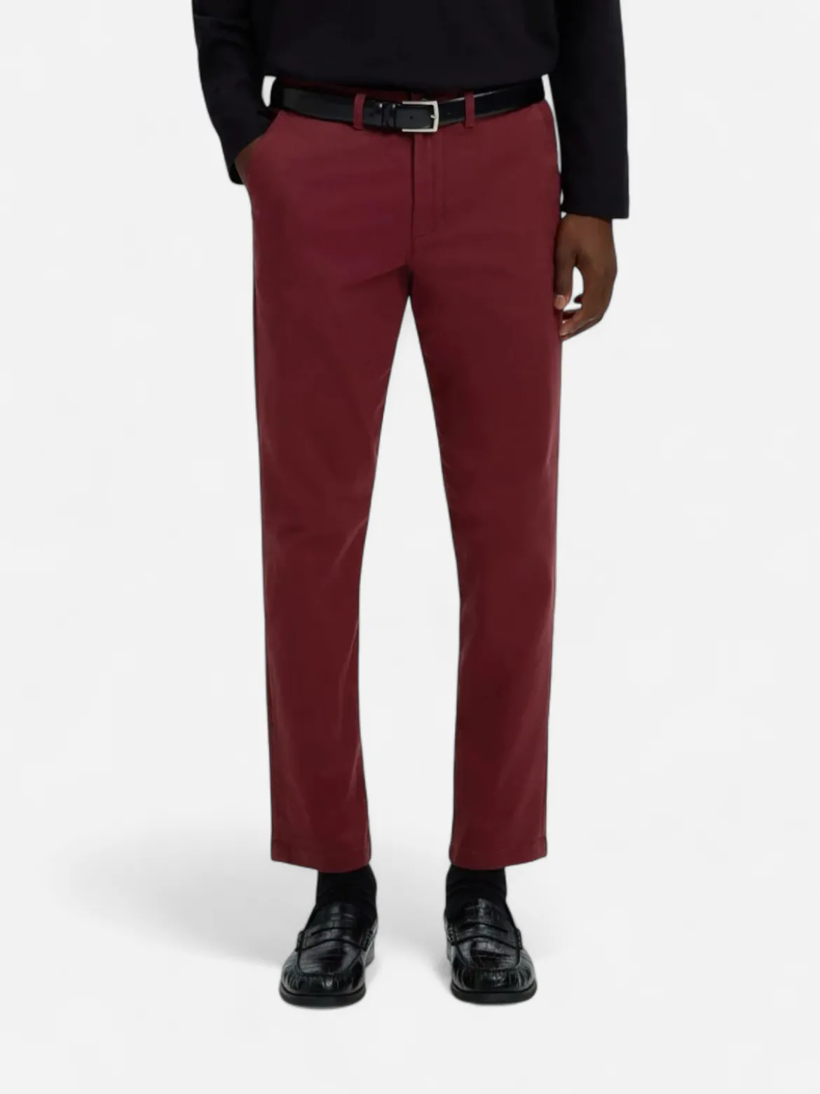 Selected miesten housut Miles, Tawny Port