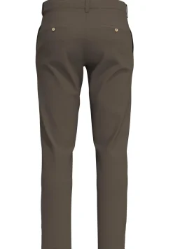 Selected, Miesten Housut, NEW MILES FLEX CHINO NOS Tummanruskea