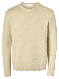 Selected miesten neule K Henny, Putty