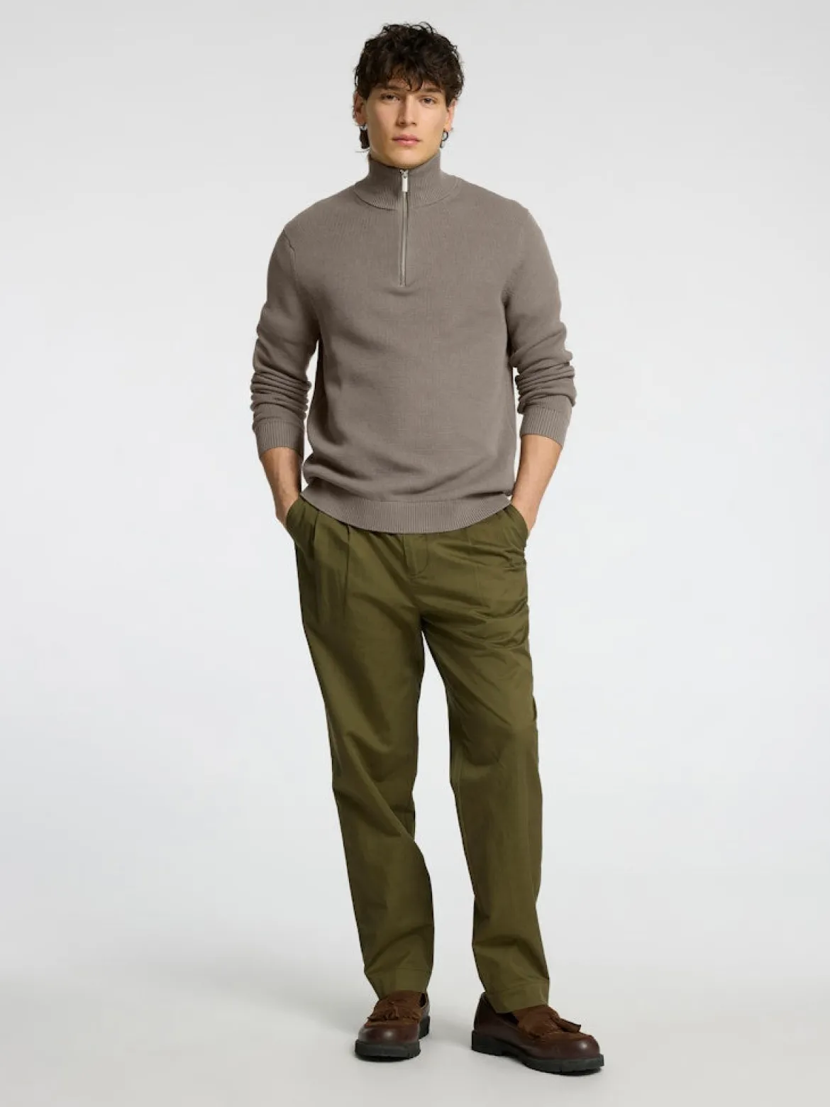 Selected miesten neulepusero Dane, Morel