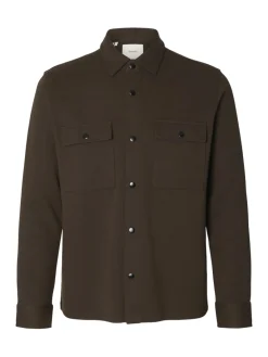 Selected miesten paitatakki Jackie Sweat Jacket, Delicioso