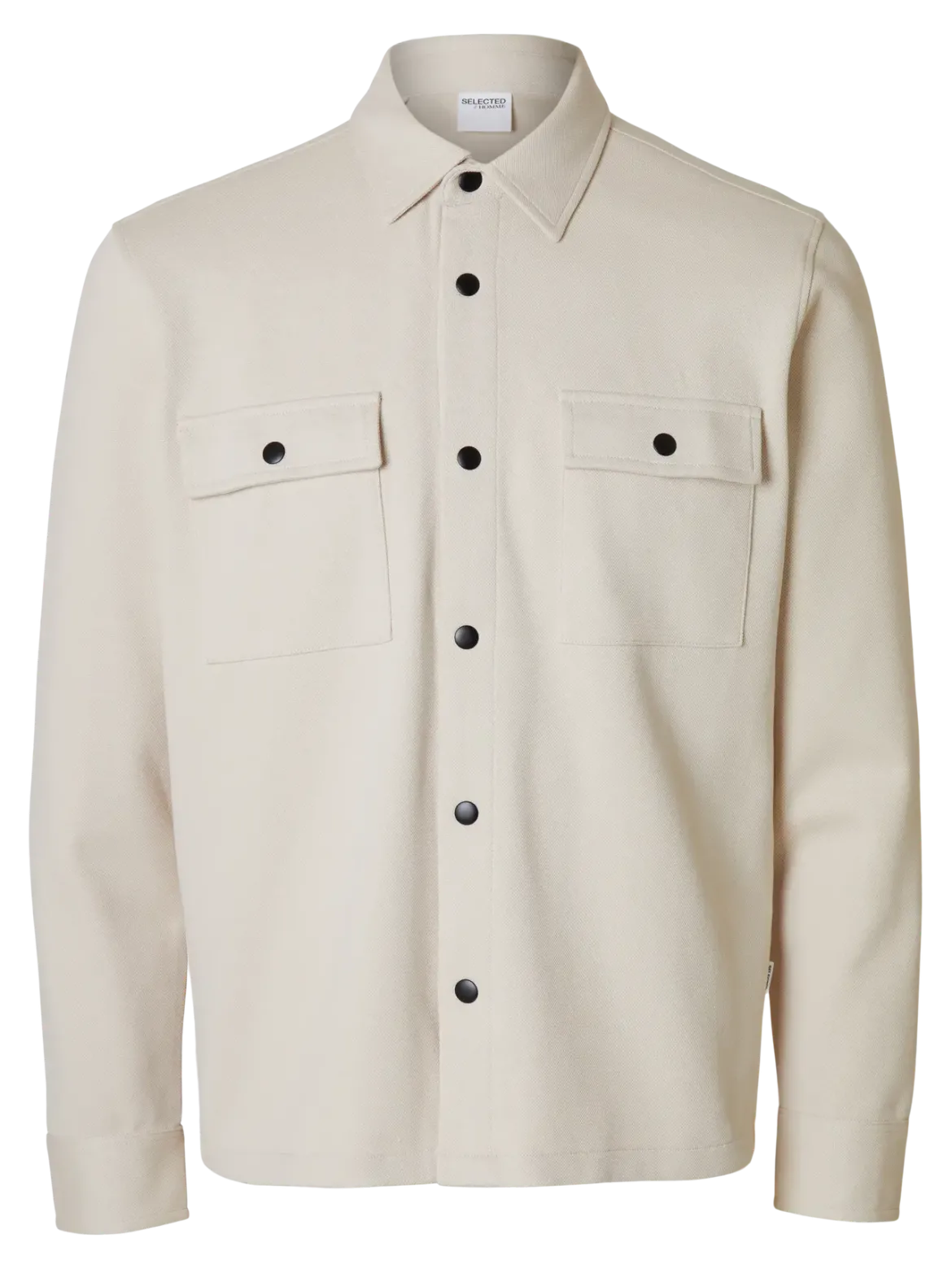 Selected Miesten Paitatakki Jackie Sweat Jacket Oatmeal