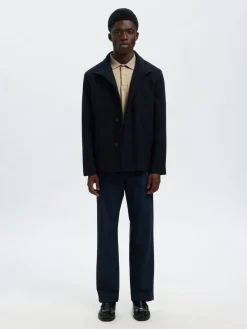 Selected miesten pikeepaita SLHFAVE Button Ss Polo Noos, Oatmeal