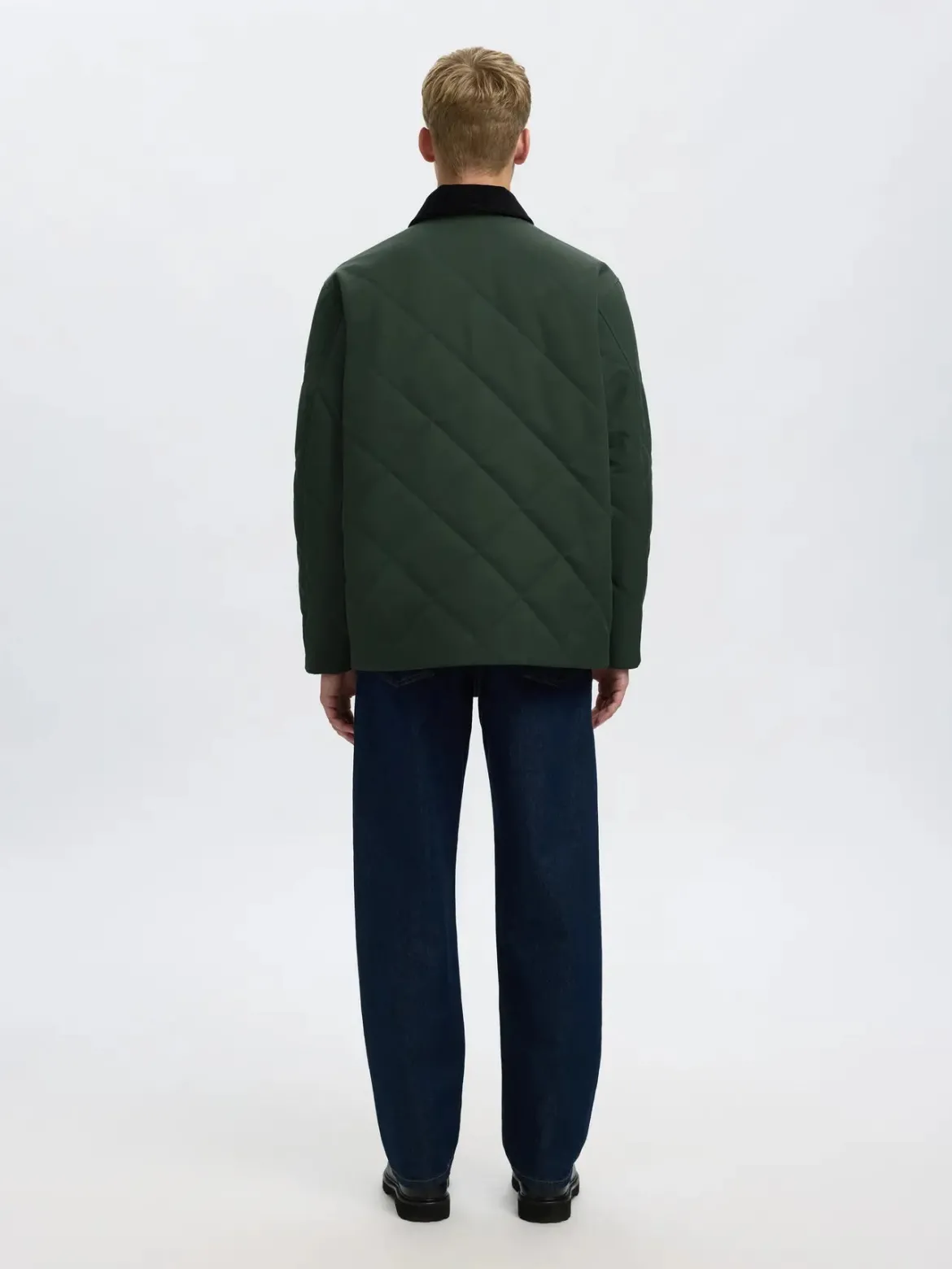 Selected miesten tikkitakki, CARLOS QUILTED JKT Kalamata