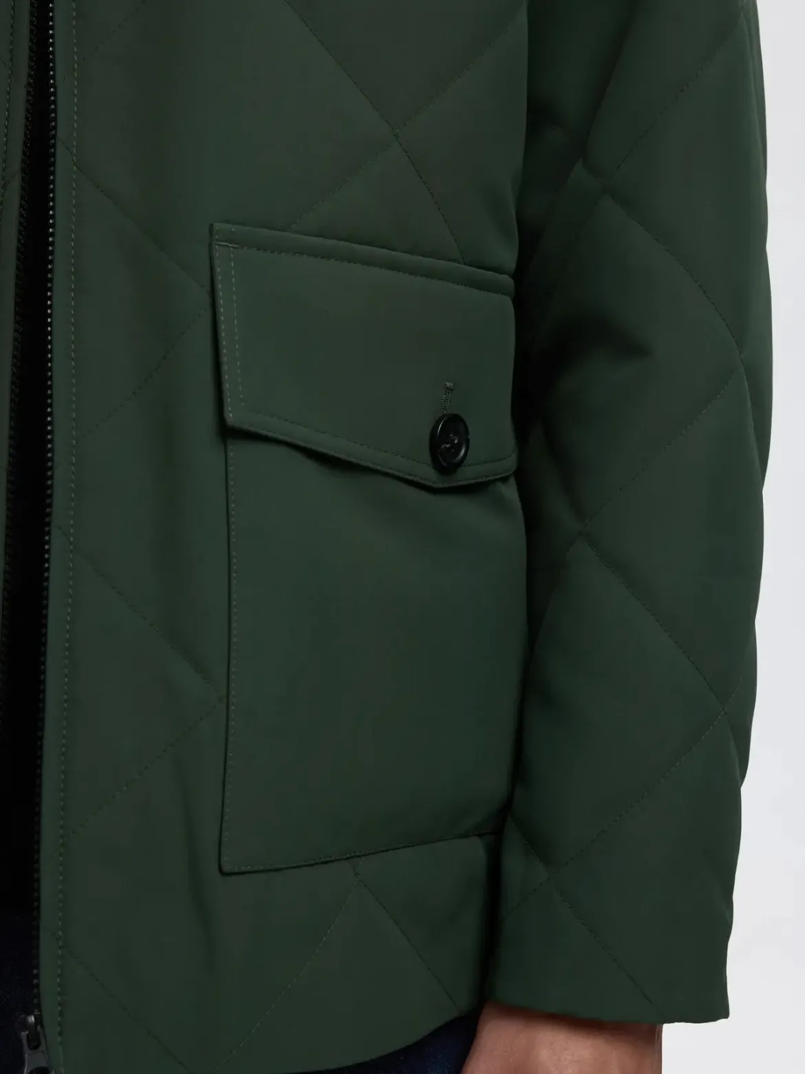 Selected miesten tikkitakki, CARLOS QUILTED JKT Kalamata