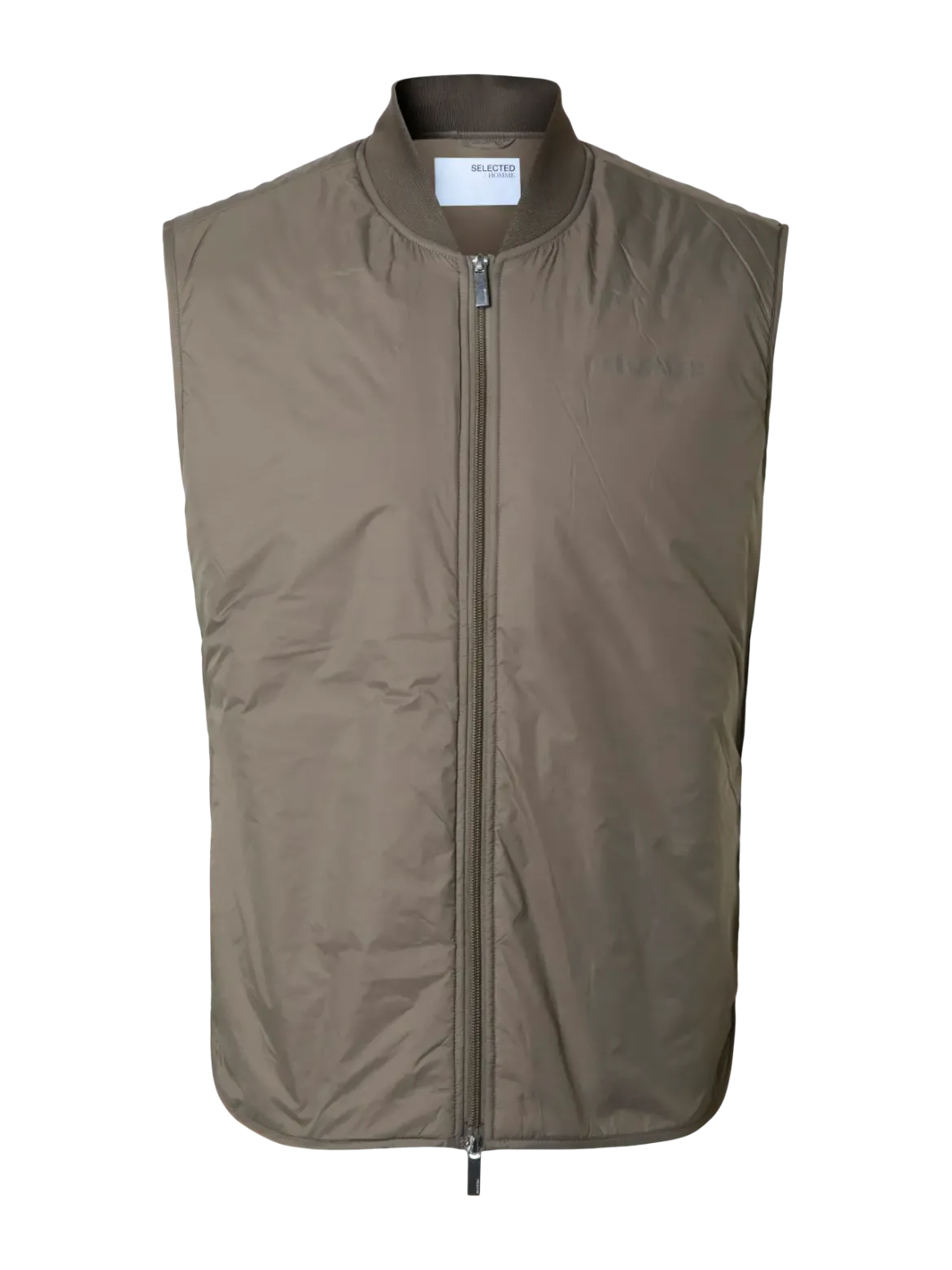 Selected miesten toppaliivi, THOMAS GILET Harmaanruskea