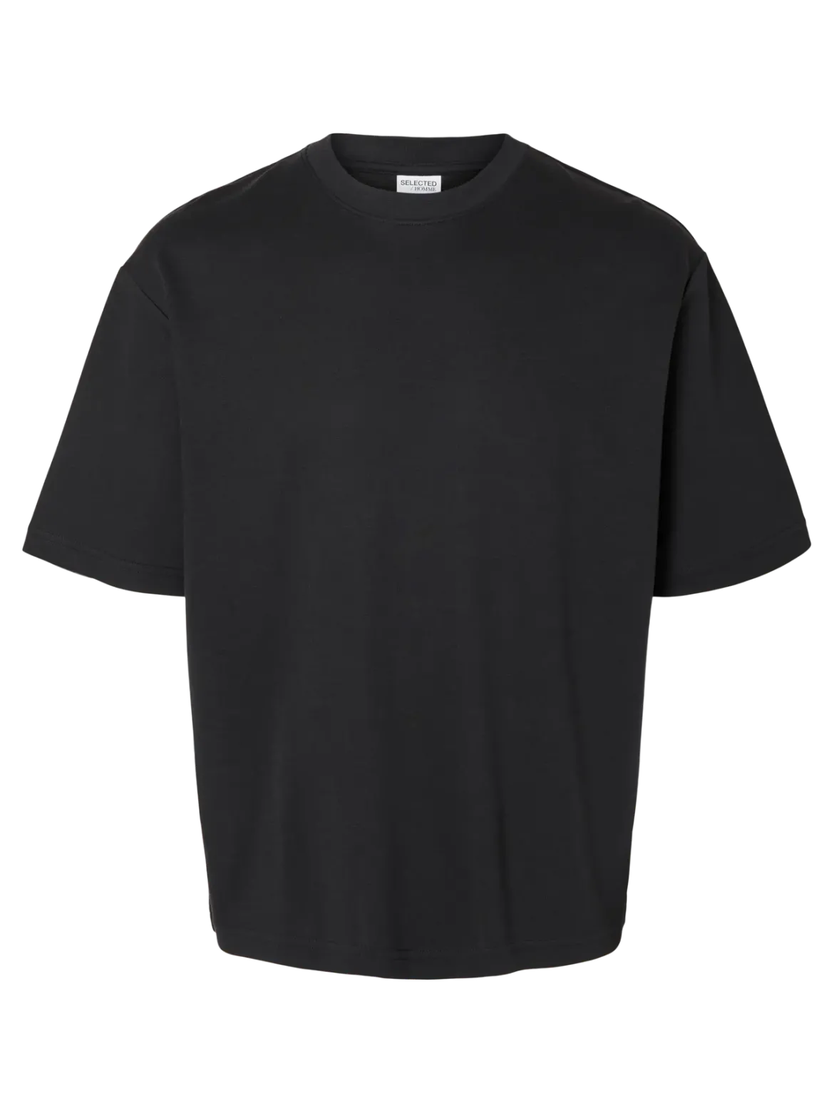 Selected miesten t-paita, LOOSE OSCAR SS O-NECK Black