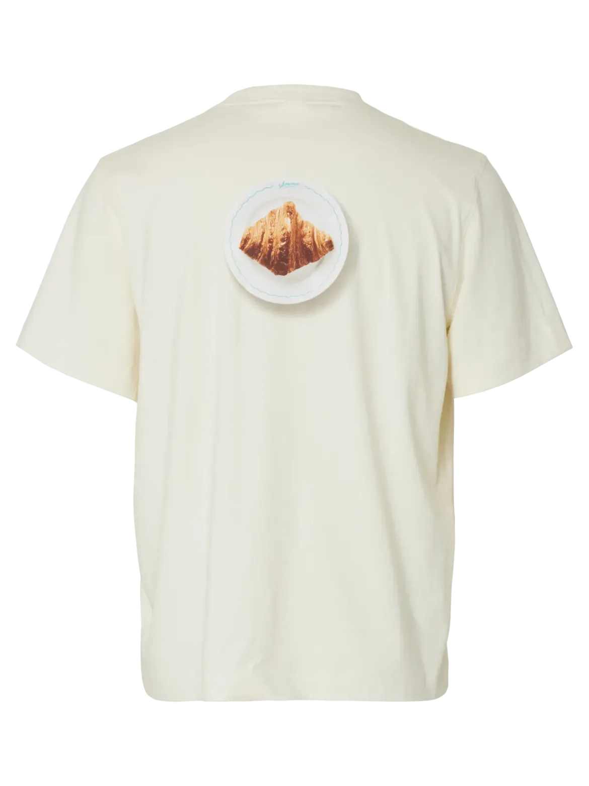 Selected miesten t-paita Slhelias Ss O-Neck Tee Hotel Amour, Egret