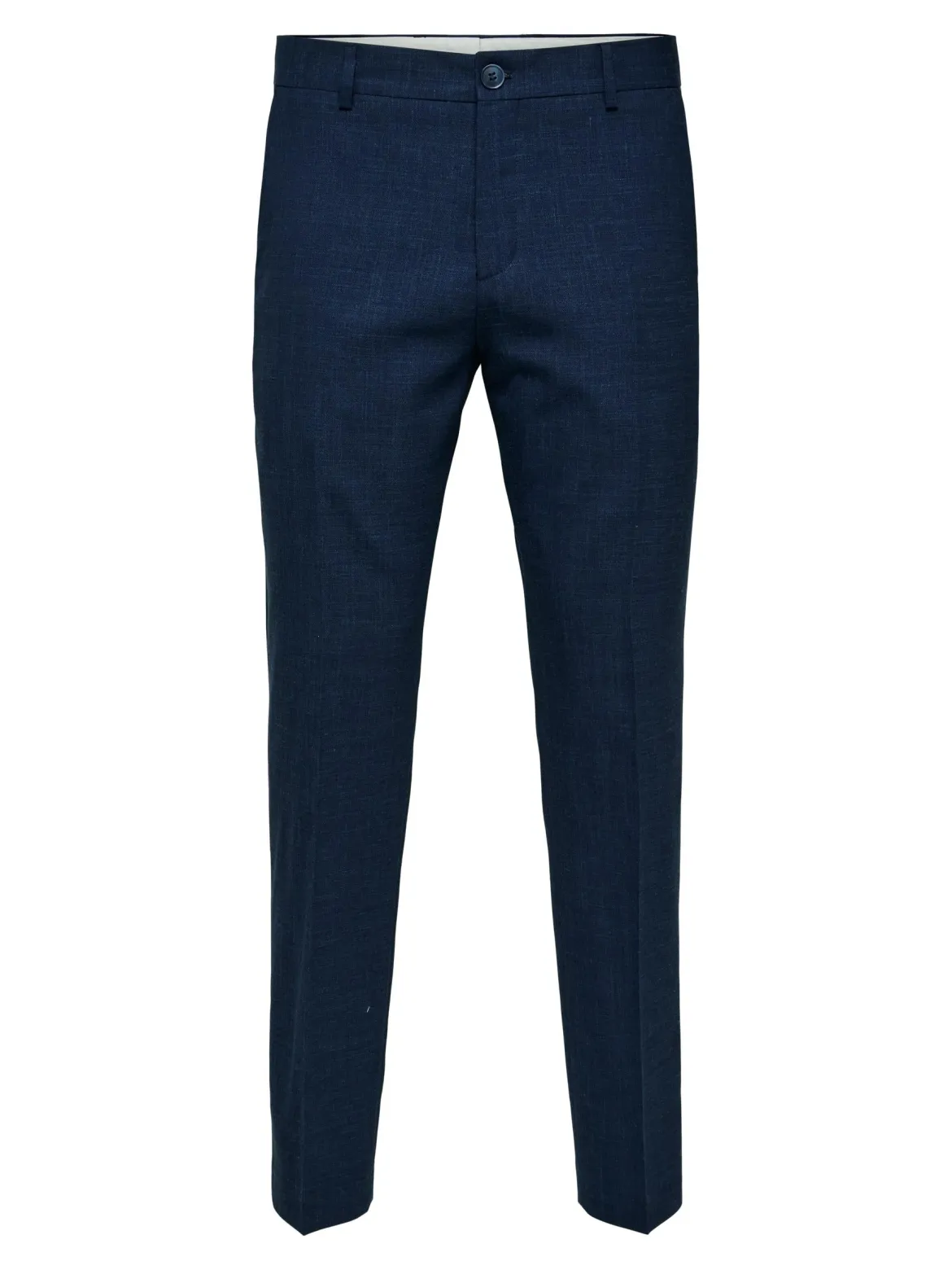 Selected pellavahousut, OASIS LINEN TROUSER Tummansininen