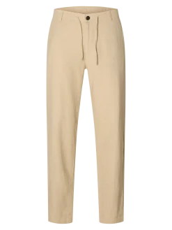 Selected pellavahousut Slim Tape Brody Linen Pant, Incense Mixed W. Oatmeal