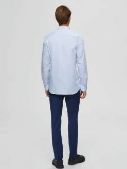 Selected puvunhousut, BILL BLUE SUIT TROUSER Indigo