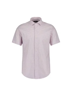 Sinnuu miesten kauluspaita K Technical Performance SS Shirt Microp, pinkki kuosi