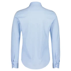 Sinnuu miesten kauluspaita Non Iron Jersey Cotton Shirt, vaaleansininen