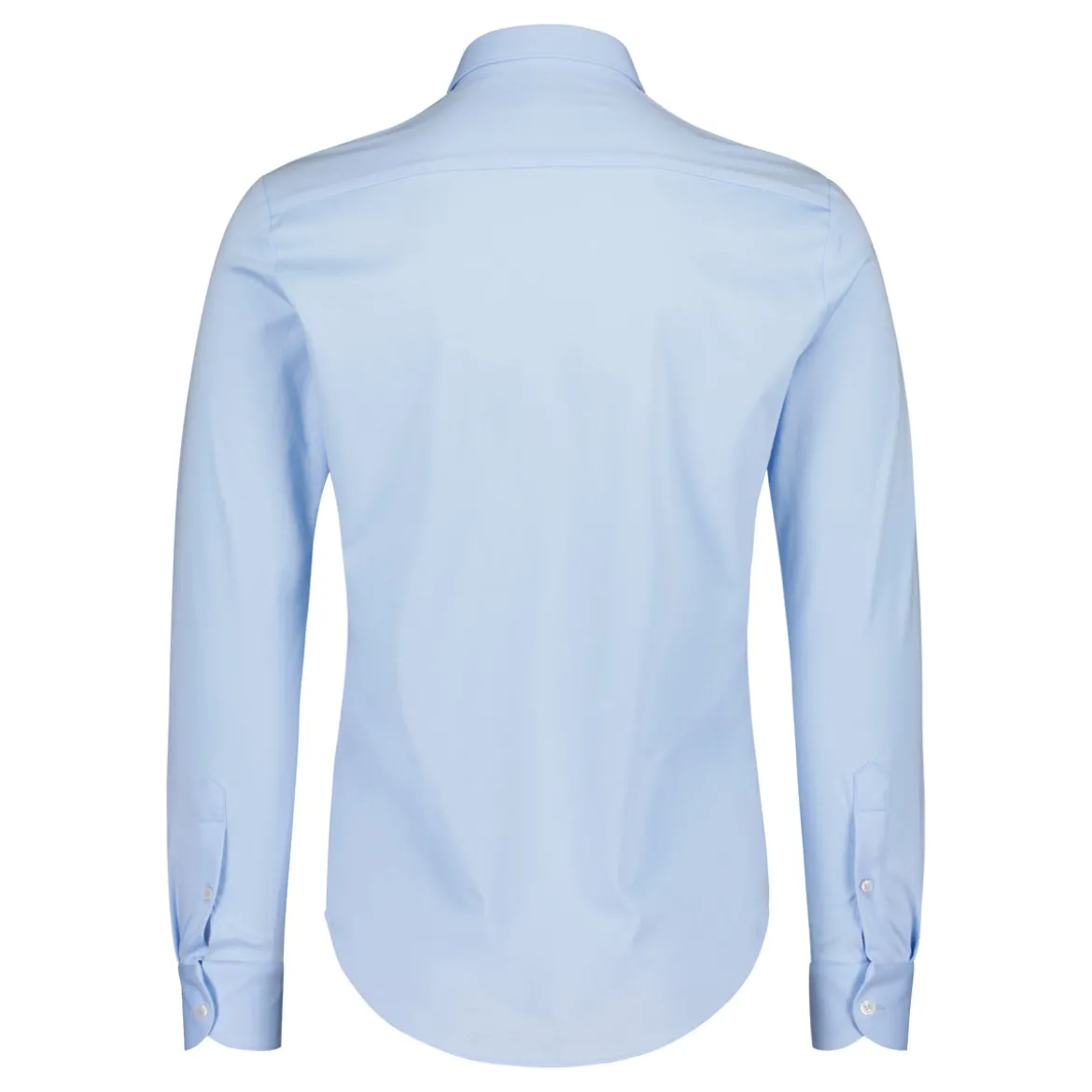 Sinnuu miesten kauluspaita Non Iron Jersey Cotton Shirt, vaaleansininen