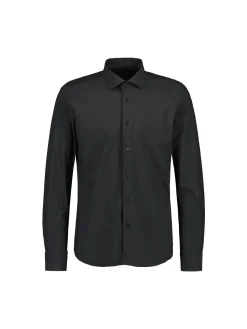 Sinnuu miesten kauluspaita Performance Technical Shirt LS Made in Europe, musta