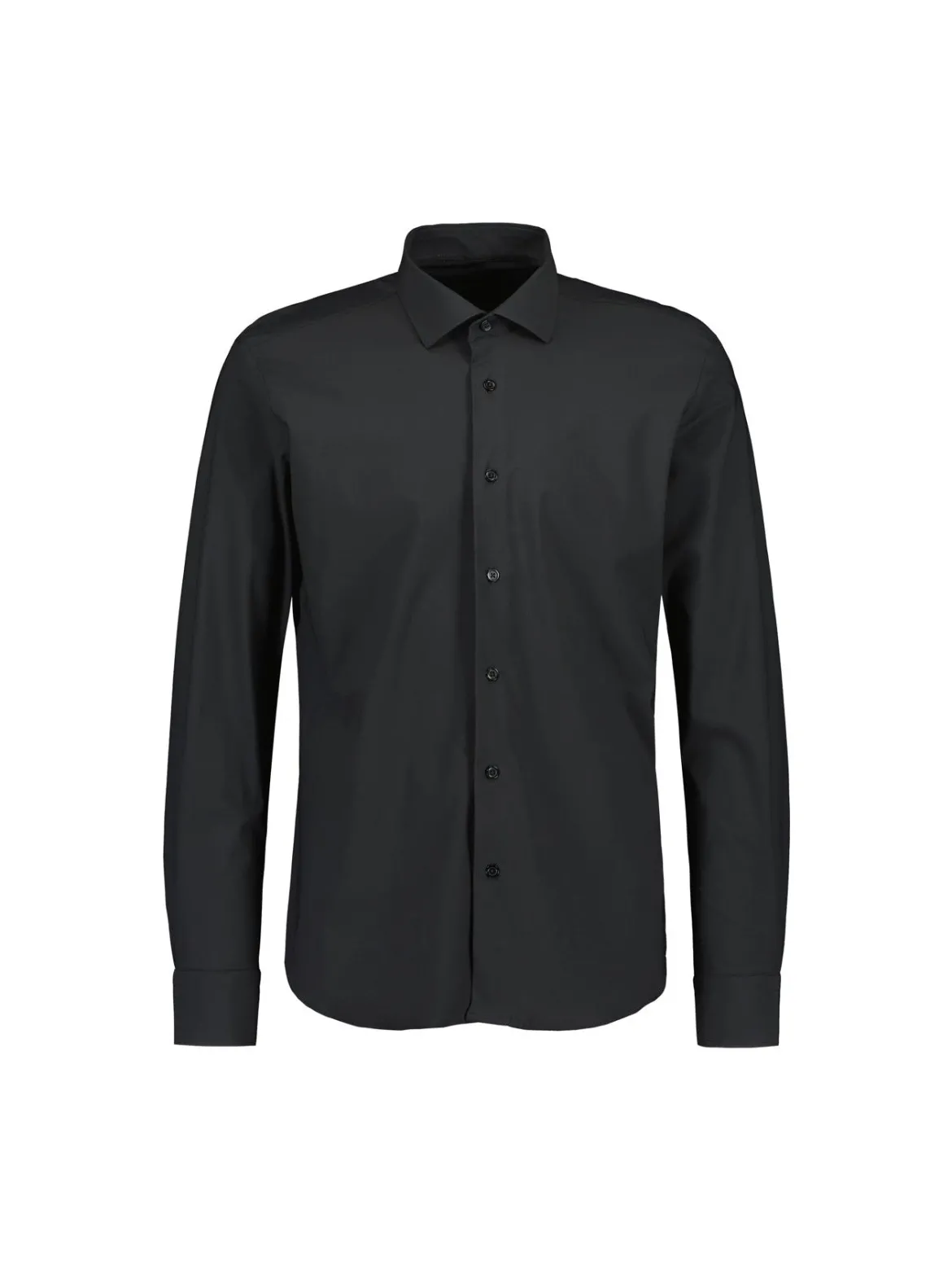 Sinnuu miesten kauluspaita Performance Technical Shirt LS Made in Europe, musta