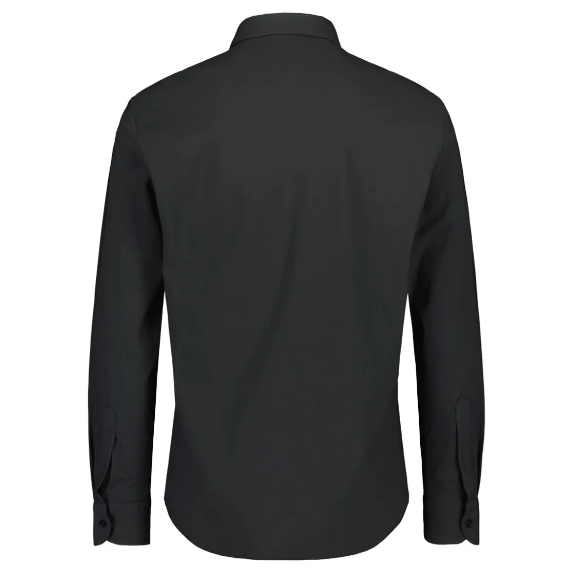 Sinnuu miesten kauluspaita Performance Technical Shirt LS Made in Europe, musta