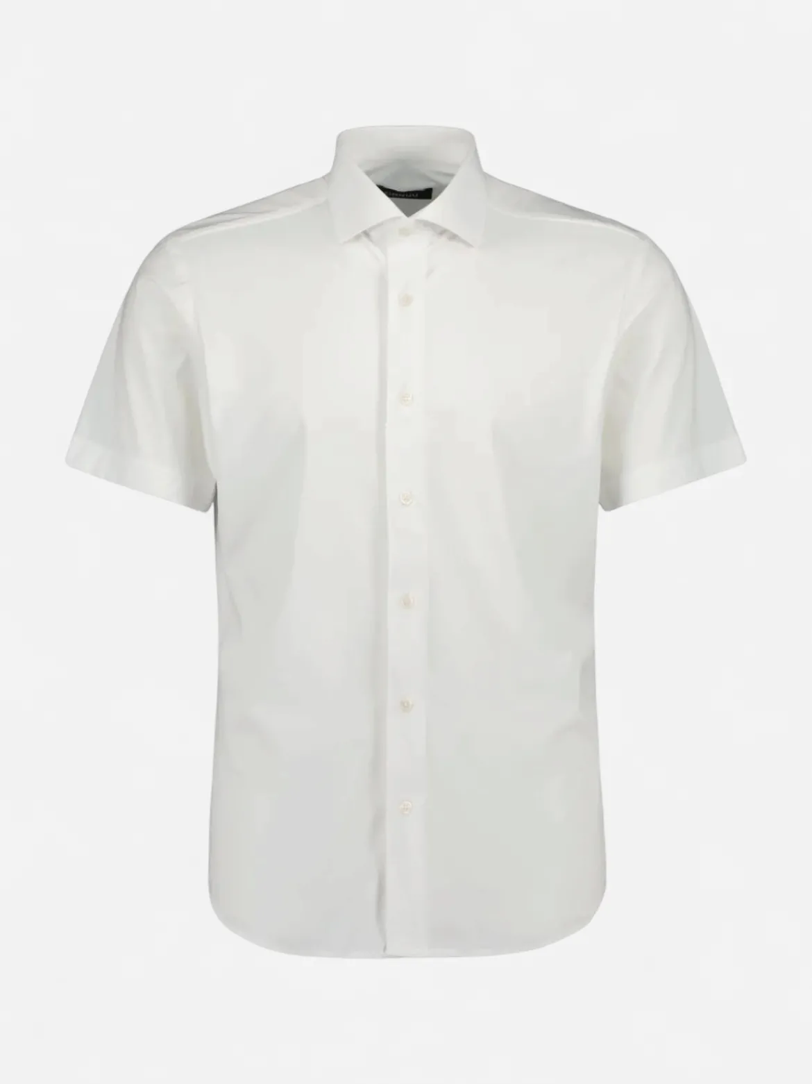 Sinnuu Miesten Kauluspaita, Technical Performance Shirt SS, Made in Europe, valkoinen