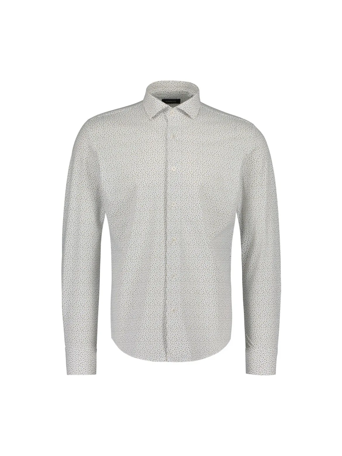 Sinnuu miesten kauluspaita Technical Performance Shirt Flower, kuosillinen beige