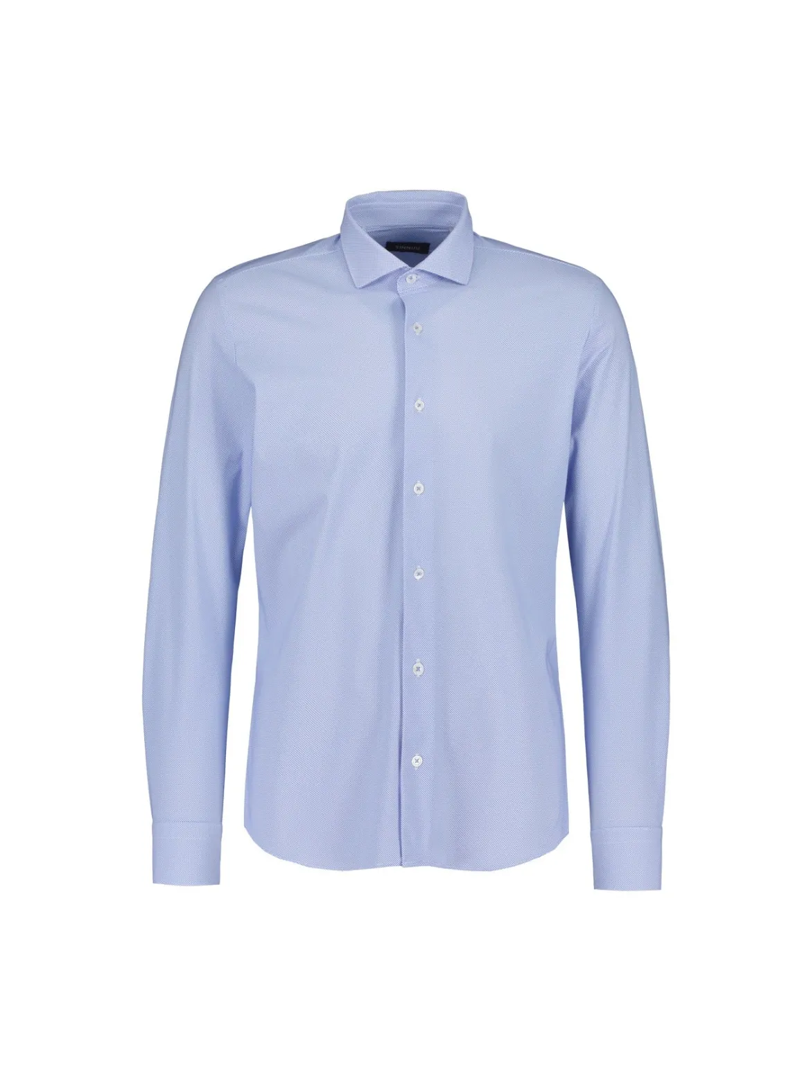 Sinnuu miesten kauluspaita Technical Shirt Structure Made in Europe, sininen kuosi