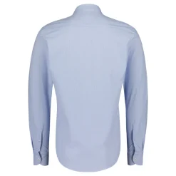 Sinnuu miesten kauluspaita Woven Technical Performance Shirt Stripe, raita vaaleansininen