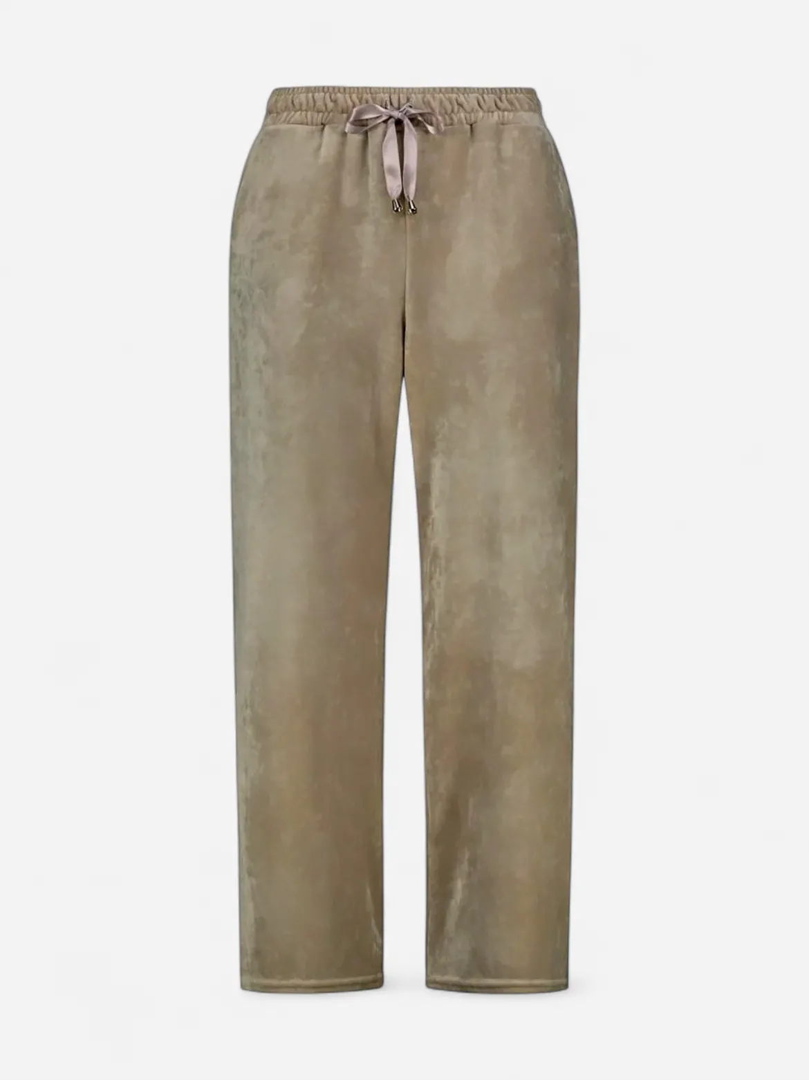 Sinnuu naisten housut Cia Velvet Pants, vaalea beige